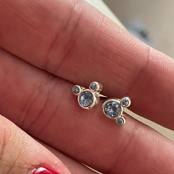 Disney Jewelry - Light blue and silver Disney earrings